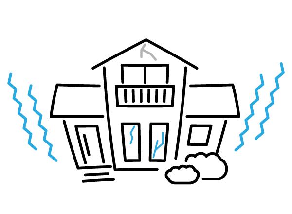 強風、台風、雪等による被害
