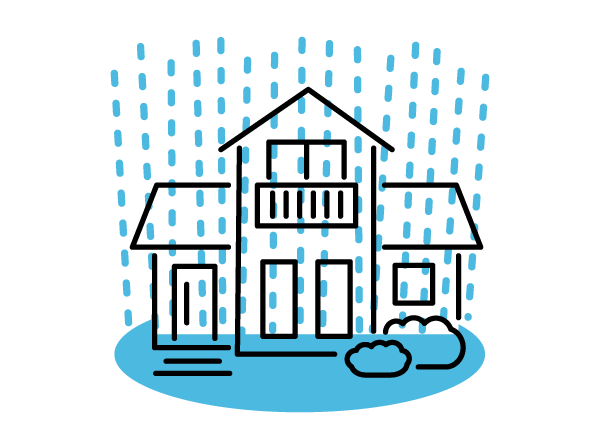 水害、水漏れ